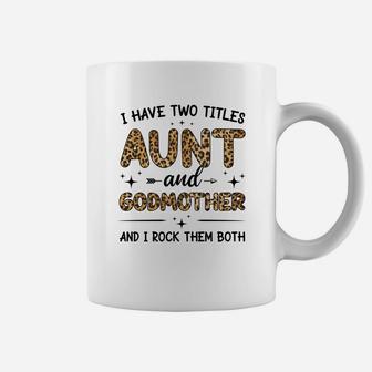 Aunt And Godmother Coffee Mug - Seseable