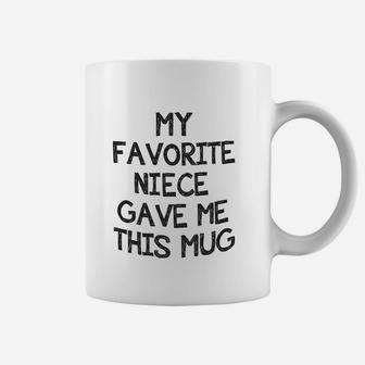 Auntie Uncle My Favorite Niece Gave Me This Mug Coffee Mug - Seseable