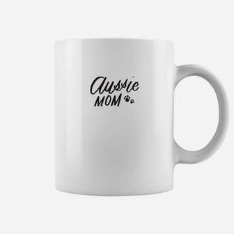 Aussie Mom Shirt Funny Australian Shepherd Dog Mama Gifts Coffee Mug - Seseable