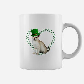 Australian Mist Heart Paw Leprechaun Hat Irish St Patricks Day Gift For Cat Lovers Coffee Mug - Seseable