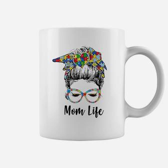 Autistic Awareness Mom Life Women Mom Coffee Mug - Seseable