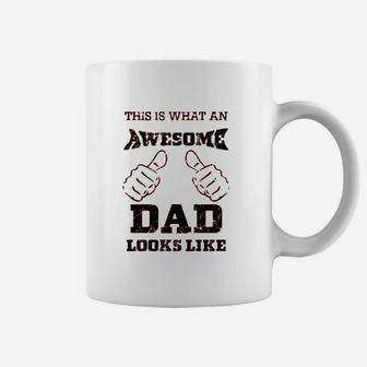 Awesome Dad Funny For Papa Stepdad From Daughter Coffee Mug - Seseable