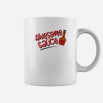Awesome Sauce Hot Bbq Grilling Summers Fathers Day Coffee Mug - Seseable