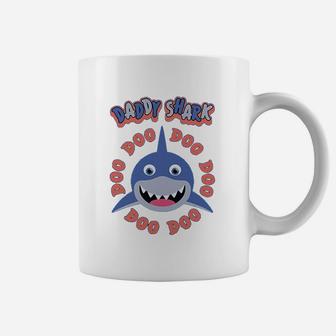 Baby Daddy Shark, best christmas gifts for dad Coffee Mug - Seseable