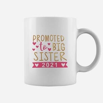 Baby Girl Promoted To Big Sister Letter Print Clothes Outfit Coffee Mug - Seseable