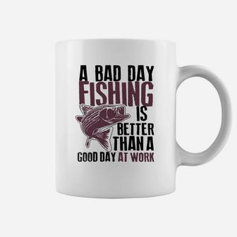 Bad Day Fishing Coffee Mug - Seseable