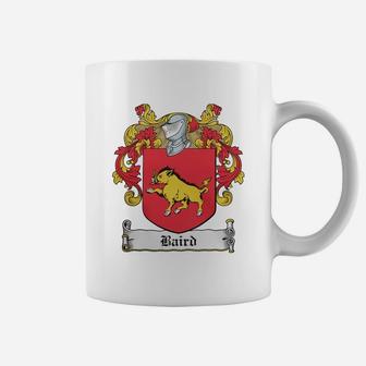 Baird Coat Of Arms Irish Family Crests Coffee Mug - Seseable