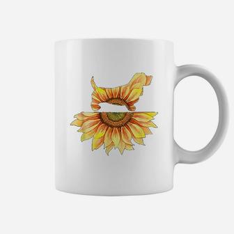 Basset Hound Basset Hound Gift Sunflower Women Coffee Mug - Seseable