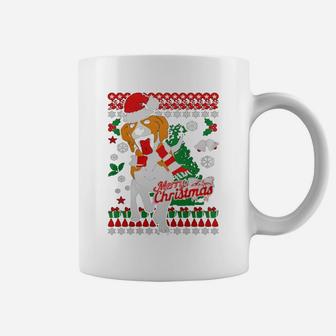 Beagle Dog Ugly Christmas Sweater Holiday Xmas T-shirt Coffee Mug - Seseable