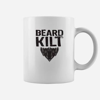 Beard Kilt Scottish Tees Dad Men Grandpa Uncle Gifts Coffee Mug - Seseable