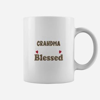 Being A Grandma Does Not Make Me Old It Makes Me Blessed Women Quote Leopard Gift Coffee Mug | Seseable UK