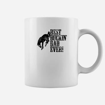Best Buckin Dad Ever Funny For Horse Lovers Coffee Mug - Seseable