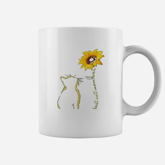 Best Cat Mom Ever Sunflower Mothers Day Gifts Coffee Mug - Seseable