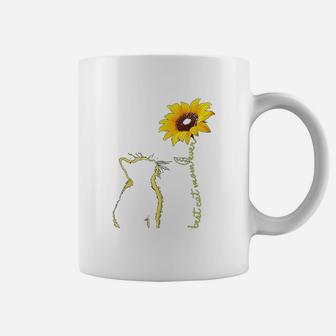 Best Cat Mom Ever Sunflower Mothers Day Gifts For Cat Lover Coffee Mug - Seseable
