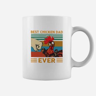 Best Chicken Dad Ever Vintage Shirt Coffee Mug - Seseable