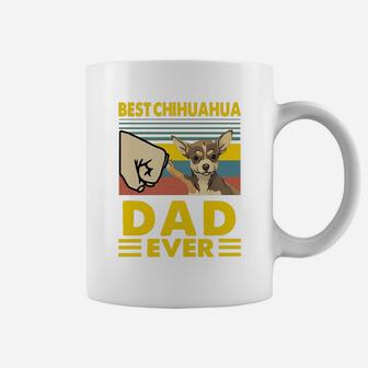 Best Chihuahua Dad Ever Vintage Shirt Coffee Mug - Seseable