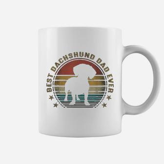 Best Dachshund Dad Ever Funny Fathers Day Gifts For Dad Coffee Mug - Seseable