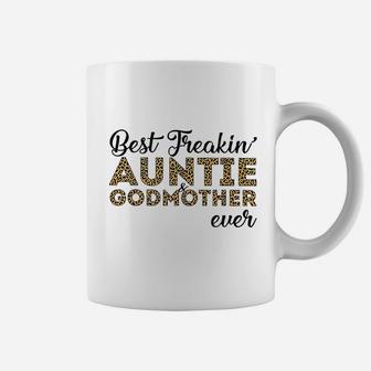 Best Freakin Auntie Godmother Ever Coffee Mug - Seseable