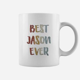 Best Jason Ever Retro Vintage First Name Gift Coffee Mug - Seseable