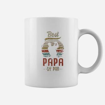 Best Papa By Par Fathers Day Funny Golf Coffee Mug - Seseable