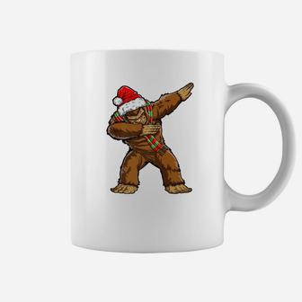 Bigfoot Christmas Shirt Dabbing Sasquatch Santa Boys Xmas Coffee Mug - Seseable