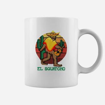 Bigfoot El Squatcho Vintage Shirt Coffee Mug - Seseable