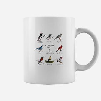 Birds Of North America, Bird Lover Or Watcher Coffee Mug - Seseable