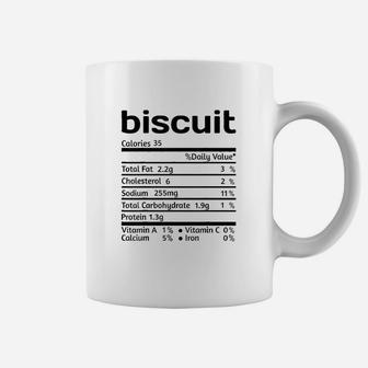Biscuit Nutrition Facts Funny Christmas Thanksgiving Gift Coffee Mug - Seseable