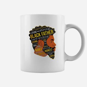 Black Father Supportive Loving Strong Giving Noble Coffee Mug - Seseable
