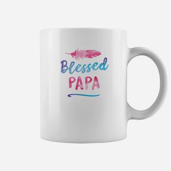 Blessed Papa Shirt Puerto Rico Dad Fathers Day Gift Coffee Mug - Seseable