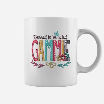 Blessed To Be Called Gammie Colorful Gifts Grandma Coffee Mug - Seseable