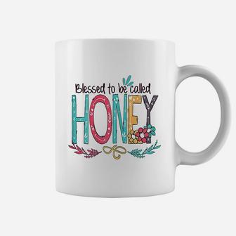 Blessed To Be Called Honey Colorful Gifts Grandma Coffee Mug - Seseable