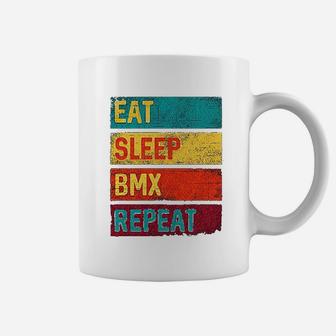 Bmx Biking Motocross Eat Sleep Bmx Repeat Coffee Mug - Seseable