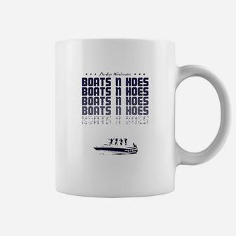 Boats Hoes Boat Step Brothers Funny Dad Boating Coffee Mug - Seseable