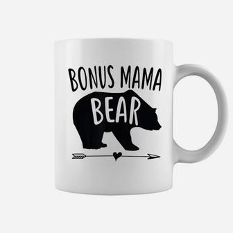 Bonus Mama Mom Bear Stepmom Mothers Day Gift Coffee Mug - Seseable