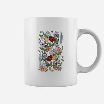 Botanical And Black Pug Coffee Mug - Seseable