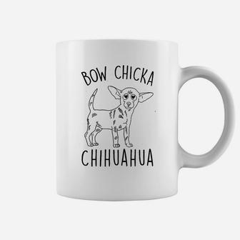 Bow Chicka Chihuahua Mom Lover Coffee Mug - Seseable