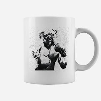 Boxer Boxing Funny Fitness Workout Puppy Dog Coffee Mug - Seseable