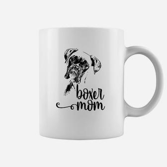 Boxer Mom Dog Faces Coffee Mug - Seseable
