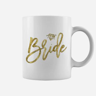 Bride Bachelorette Party Dark Yellow Cute Coffee Mug - Seseable