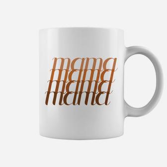 Brown Shades Mama Trendy Ombre Coffee Mug - Seseable