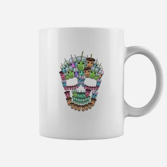 Bubble Tea Skull Gift Bubble Tea Bubble Tea Coffee Mug - Seseable
