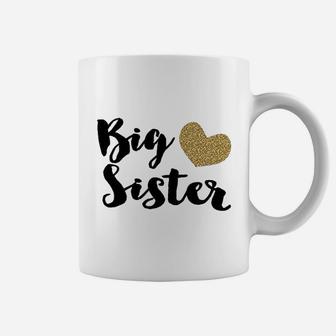 Bump And Beyond Designs Big Sister Gold Big Sister Coffee Mug - Seseable