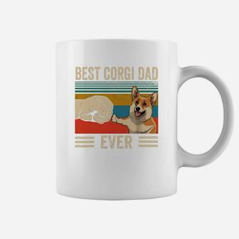 Bump Fit Best Corgi Dad Ever Dog Lovers Vintage Shirt Coffee Mug - Seseable