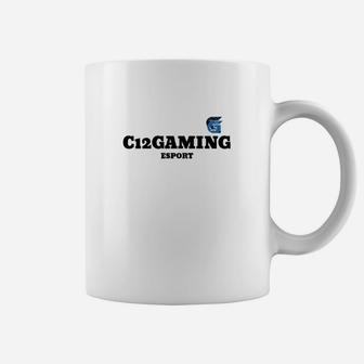 C12 Gaming Logo Tassen Unisex Weiß, Esport-Team Fanbekleidung - Seseable