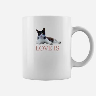 Ca Women Men Kids Kitten Cat Mom Dad Love Gift Premium Coffee Mug - Seseable