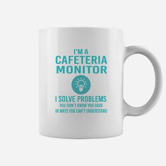 Cafeteria Monitor Coffee Mug - Seseable