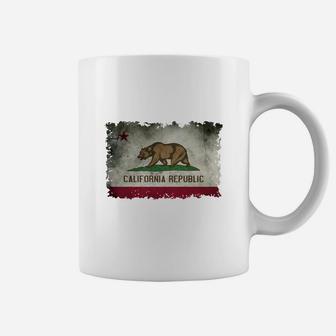 California Republic Bear Flag Coffee Mug - Seseable