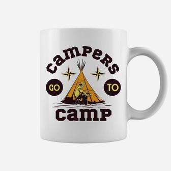 Campers Go To Camp Explore Outside Favorite Hobby Coffee Mug - Seseable