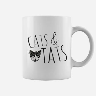 Cats And Tats Cat Tattoo Lover Coffee Mug - Seseable